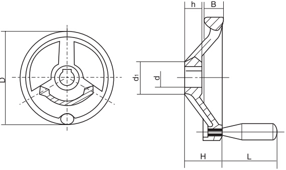 HY8313.37偏重手輪結(jié)構(gòu)圖